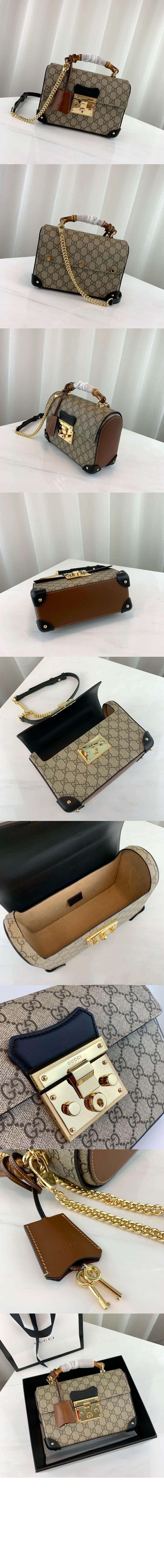 패드락 GG 스몰 뱀부 토트백 603221 > Packlock - 패드락