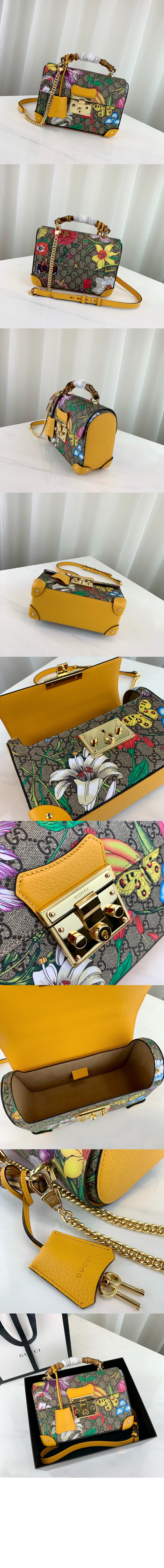 패드락 GG 스몰 뱀부 토트백 603221 > Packlock - 패드락