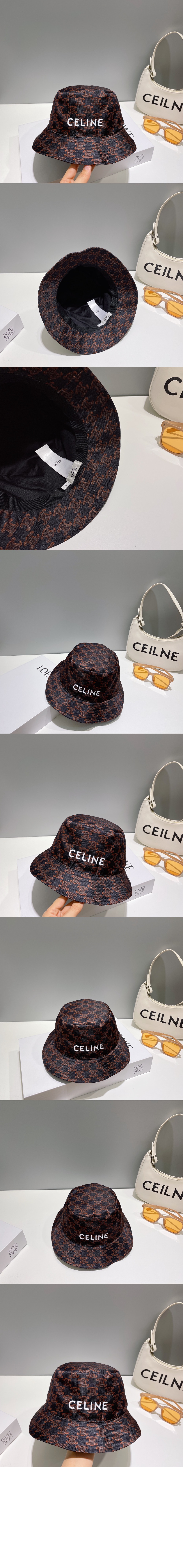 트리오페 모노그램 버킷햇 2AU3B7 > 셀린느