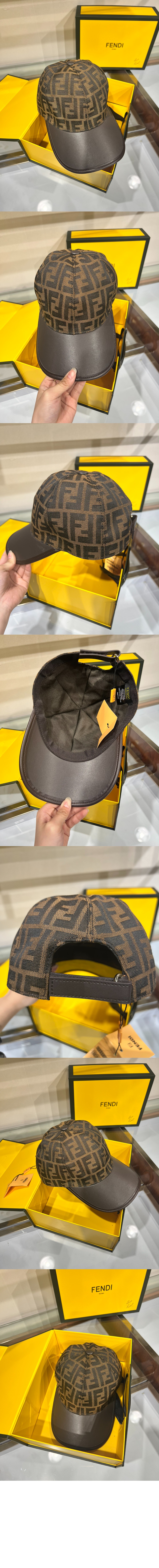 자카드 베이스볼 캡 FXQ768 > 펜디