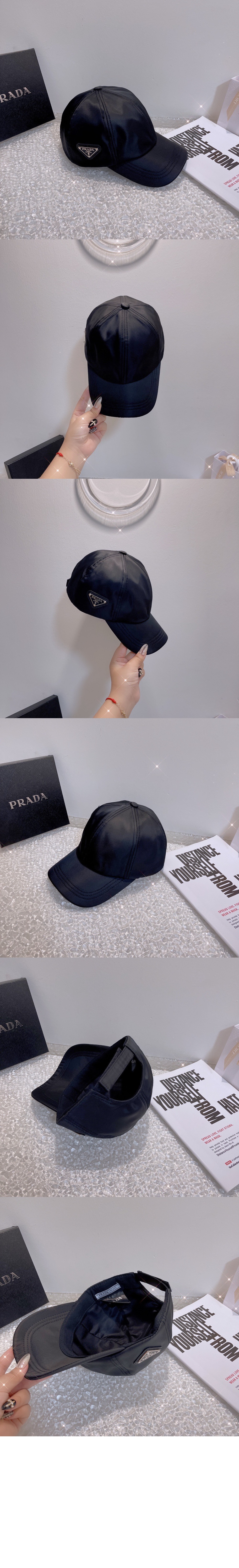 리나일론 베이스볼 캡 1HC274 > 프라다