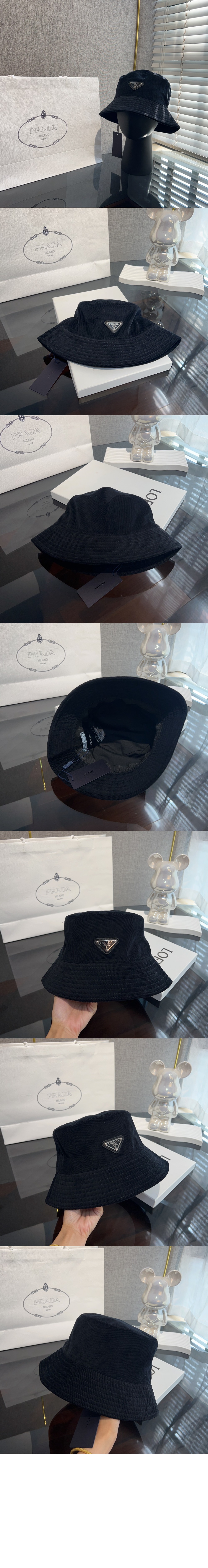 코듀로이 버킷햇 2HC137 > 프라다