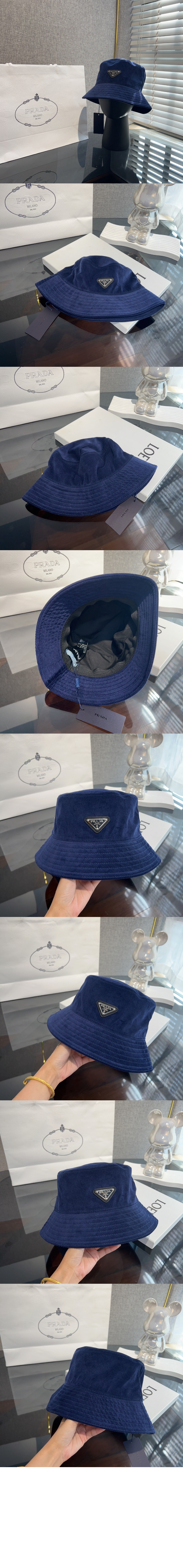 코듀로이 버킷햇 2HC137 > 프라다