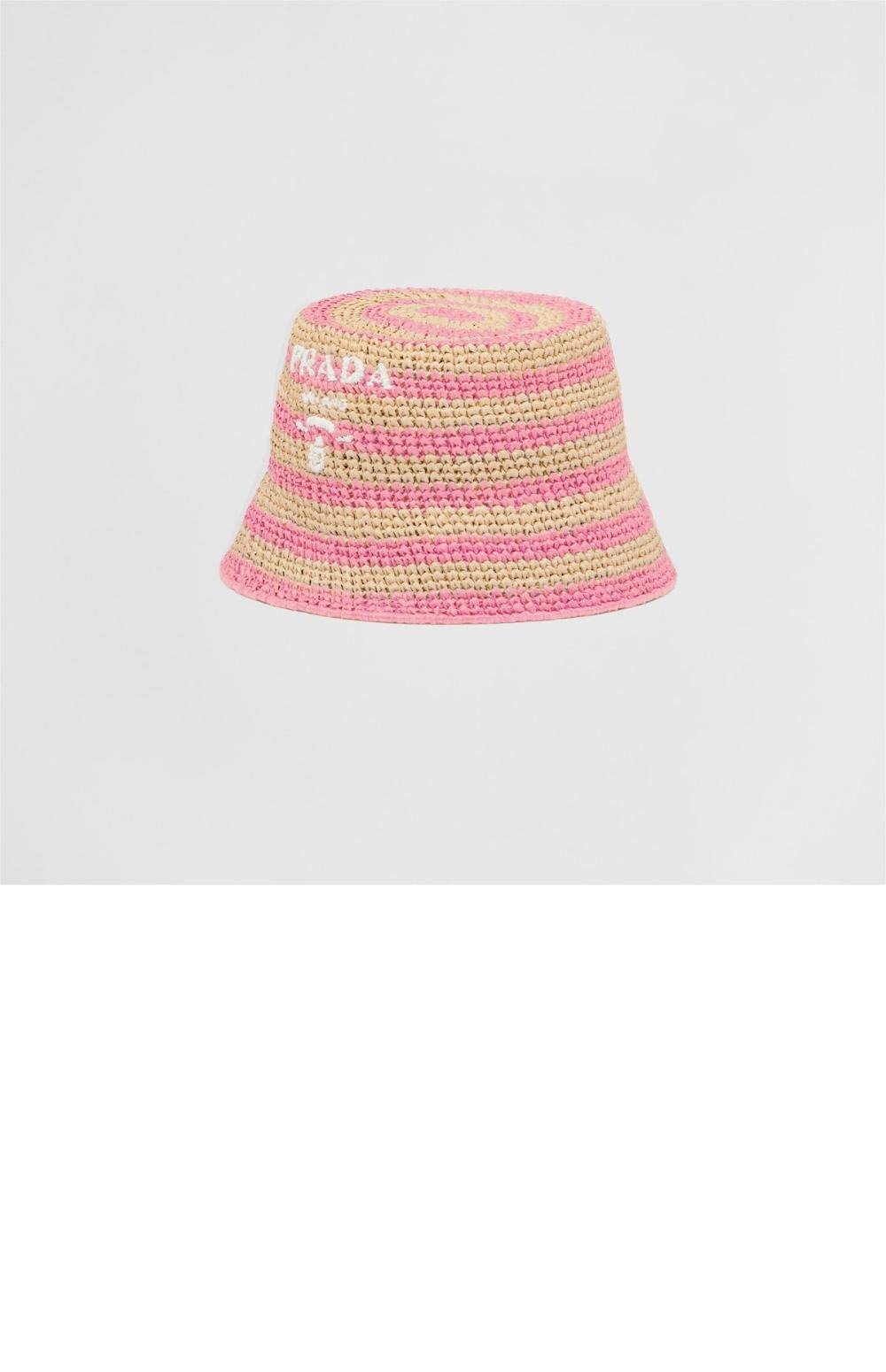 크로셰 버킷햇 1HC137 > 프라다