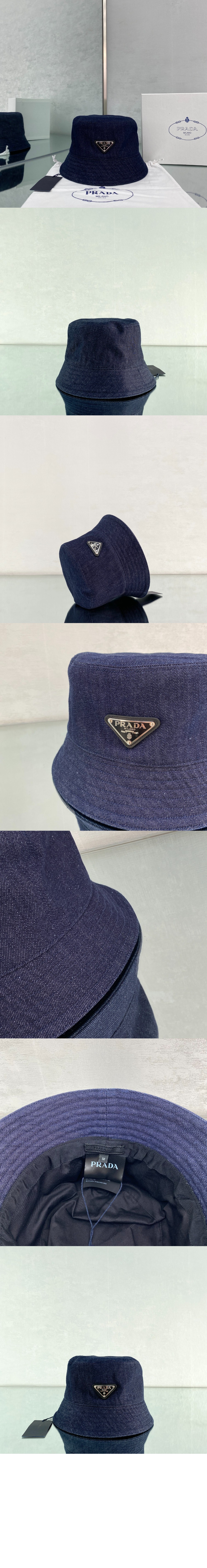 데님 버킷햇 1HC137 > 프라다