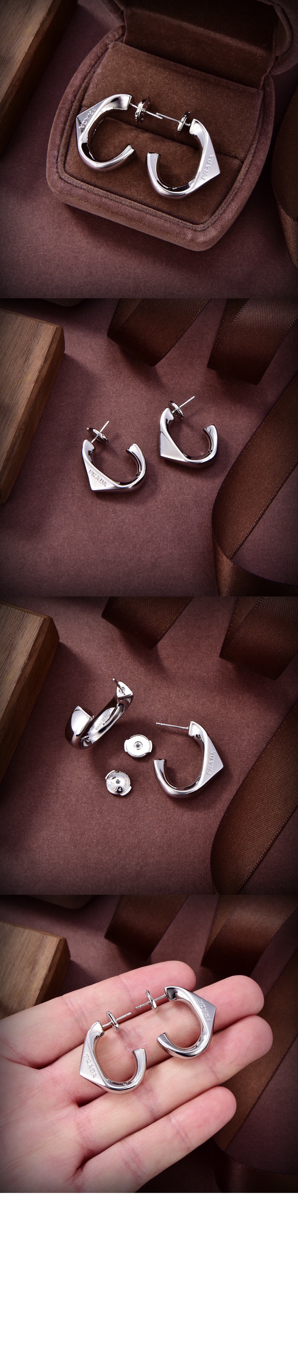 이터널 골드 귀걸이 1JO940 > 프라다