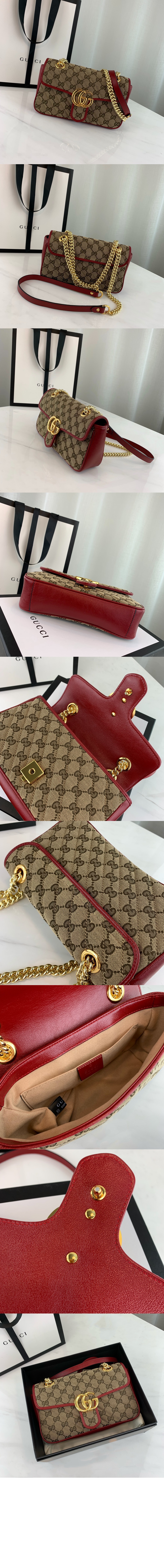 GG 마몽 스몰 숄더백 443497 > GG Marmont - GG 마몽