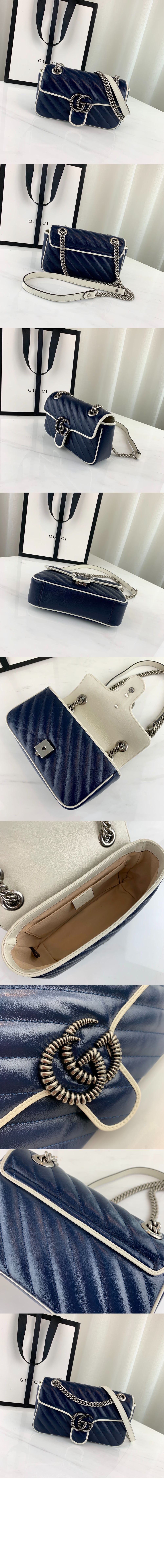 GG 마몽 스몰 숄더백 443497 > GG Marmont - GG 마몽