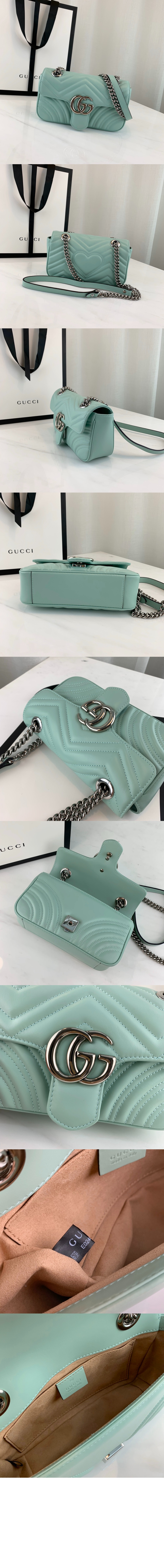 GG 마몽 스몰 숄더백 443497 > GG Marmont - GG 마몽