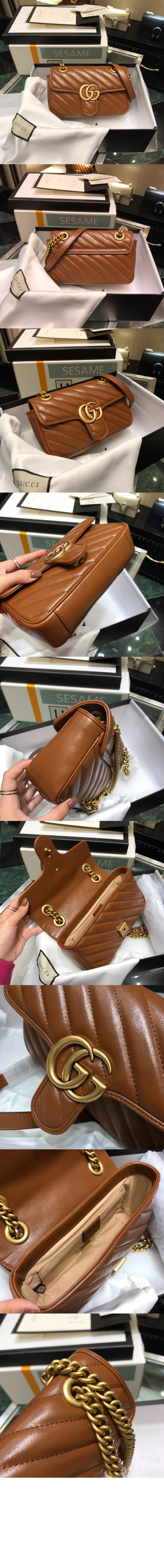 GG 마틀라세 숄더백 443497 > Matlase - 마틀라세