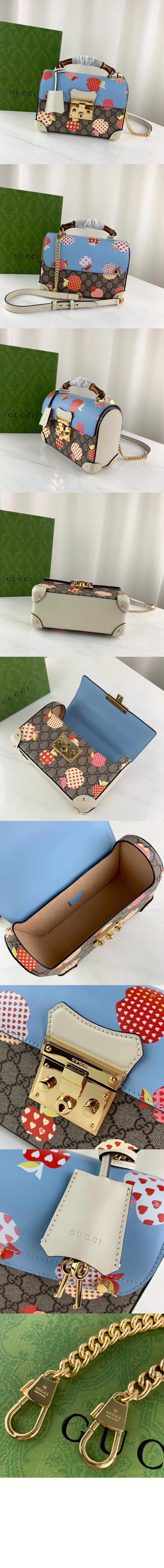 패드락 GG 스몰 뱀부 토트백 603221 > Packlock - 패드락