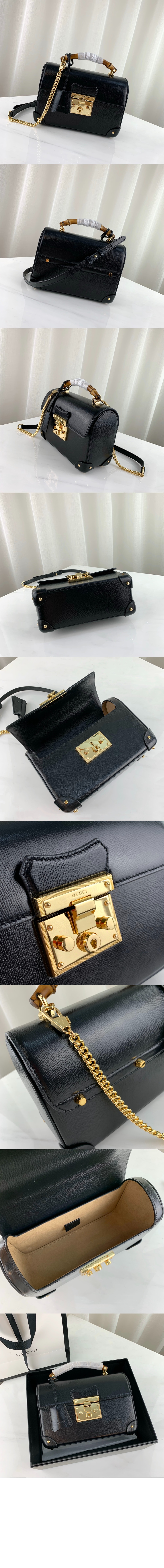 패드락 스몰 뱀부 토트백 레더 603221 > Packlock - 패드락