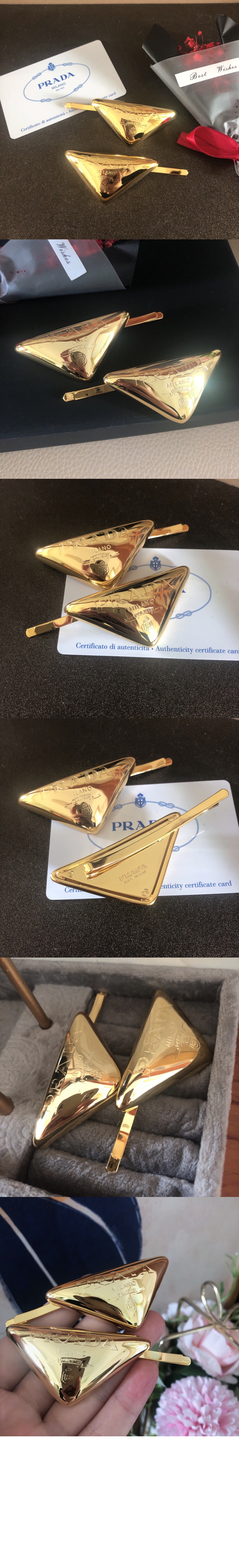 메탈 헤어 클립 1IF104 > 프라다