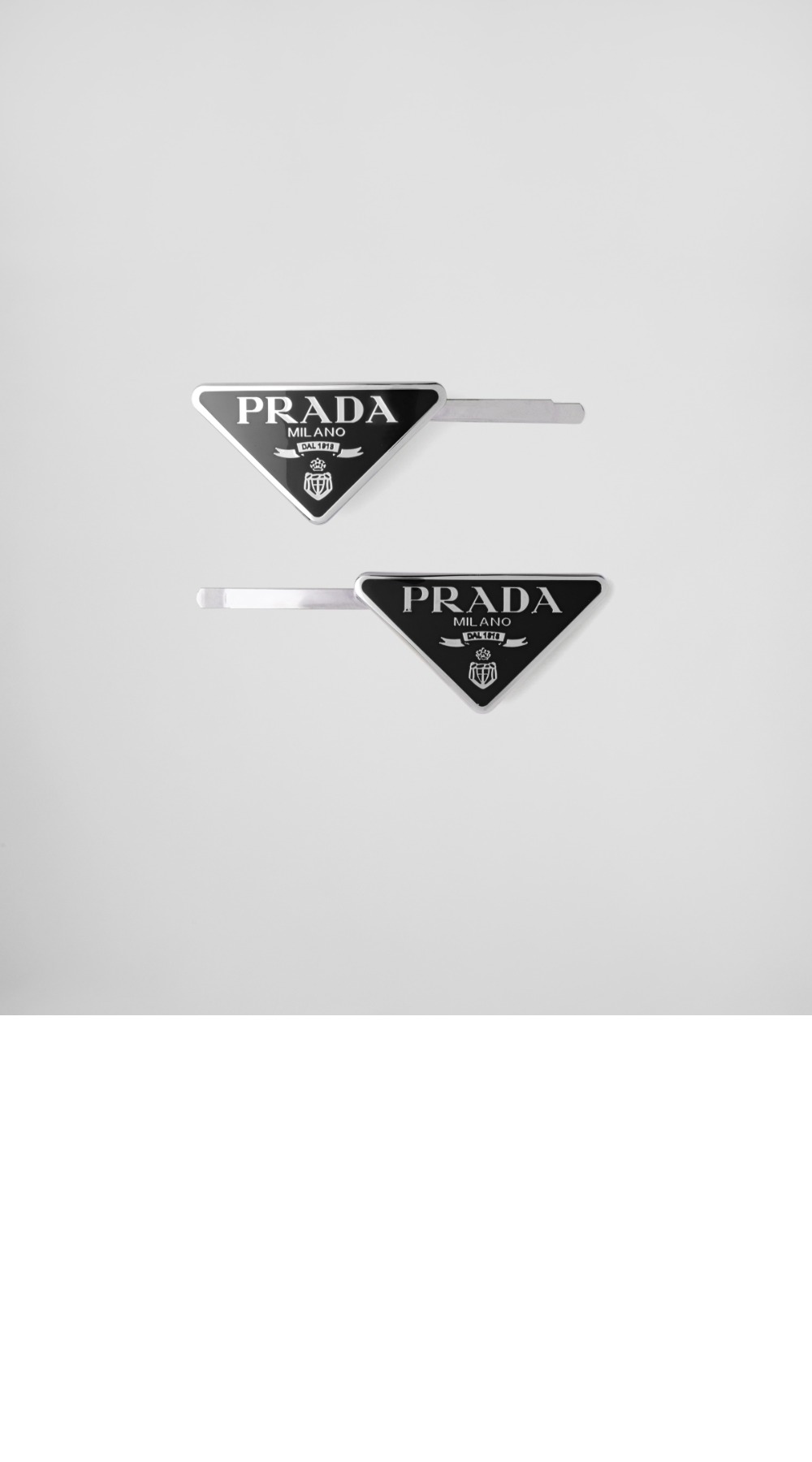 메탈 헤어 클립 1IF051 > 프라다