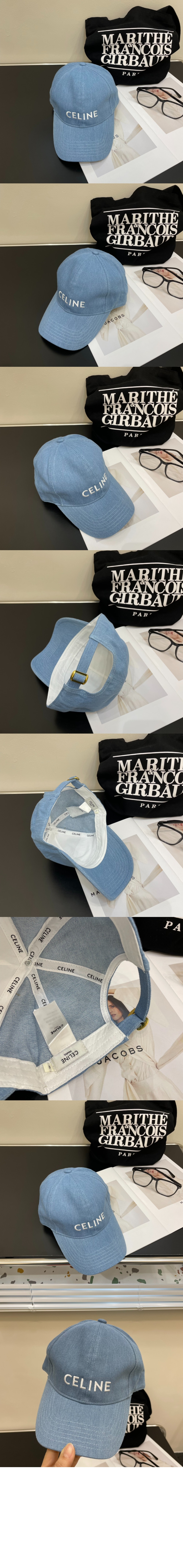 로고 베이스볼 캡 2AUS98 > 셀린느