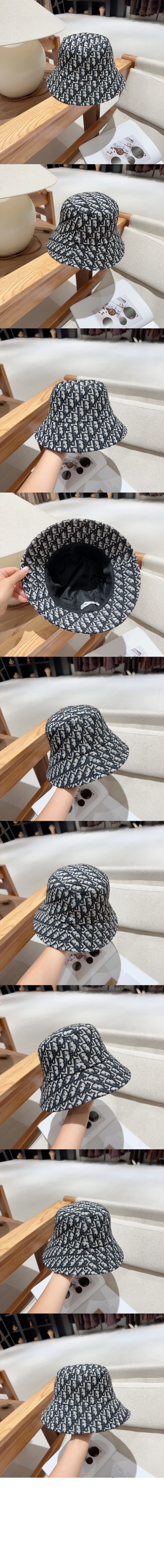 좁은 챙 버킷모자 35PDP > 디올