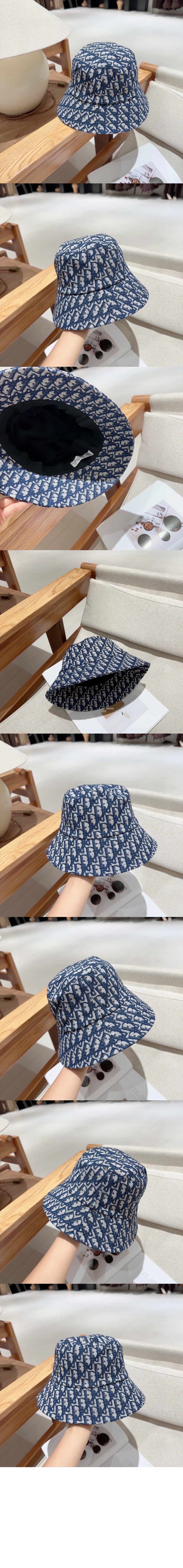 좁은 챙 버킷모자 35PDP > 디올