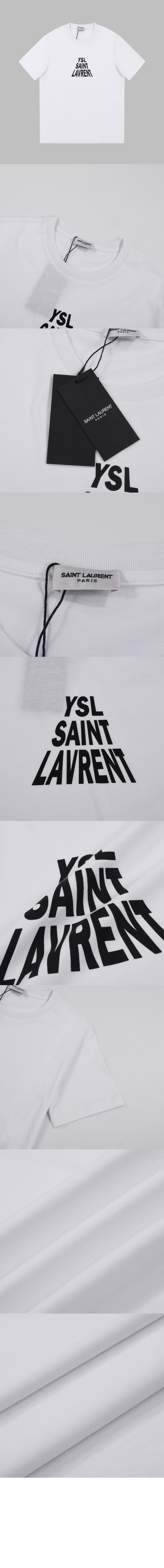 로고 프린트 반팔 > 생로랑