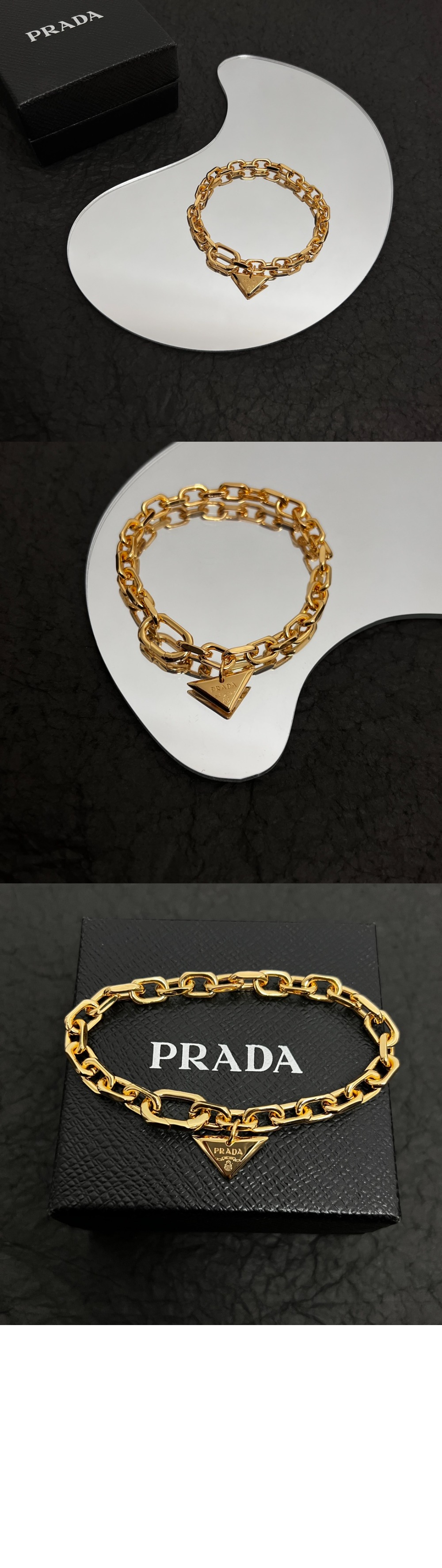 체인 보석 브레이슬릿 2JB315 > 프라다