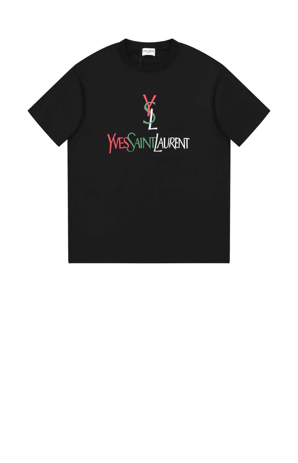 로고 프린트 반팔 > 생로랑