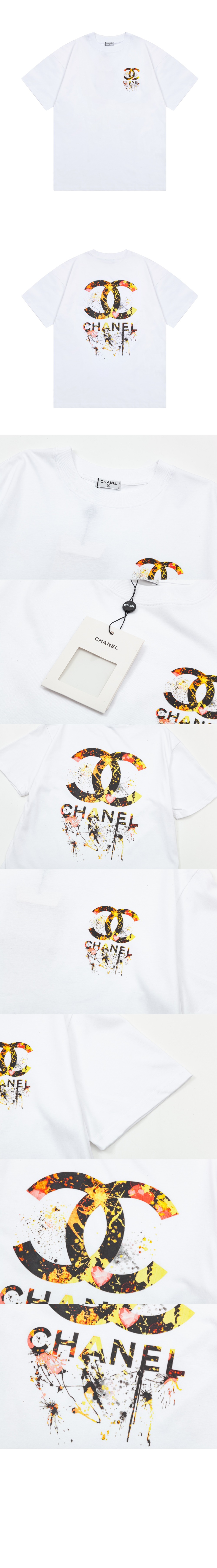 플라워 코튼 톱 > 샤넬