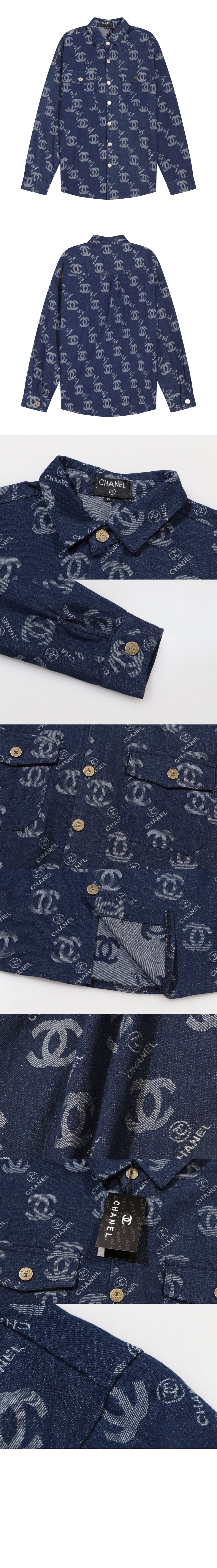 로고 도트 셔츠 > 샤넬