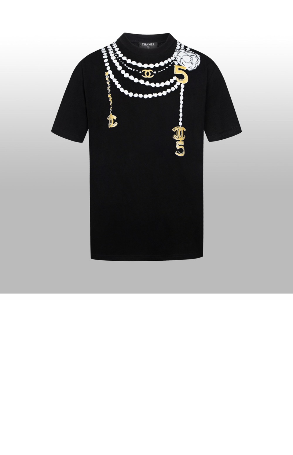 플라워 코튼 톱 > 샤넬