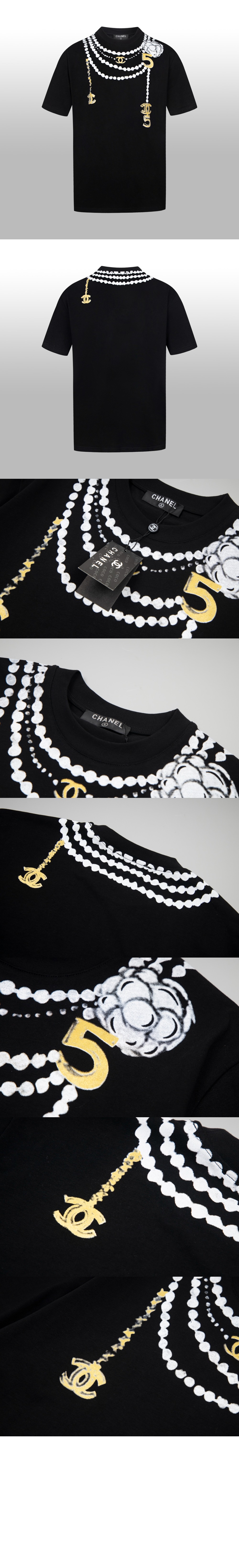 플라워 코튼 톱 > 샤넬