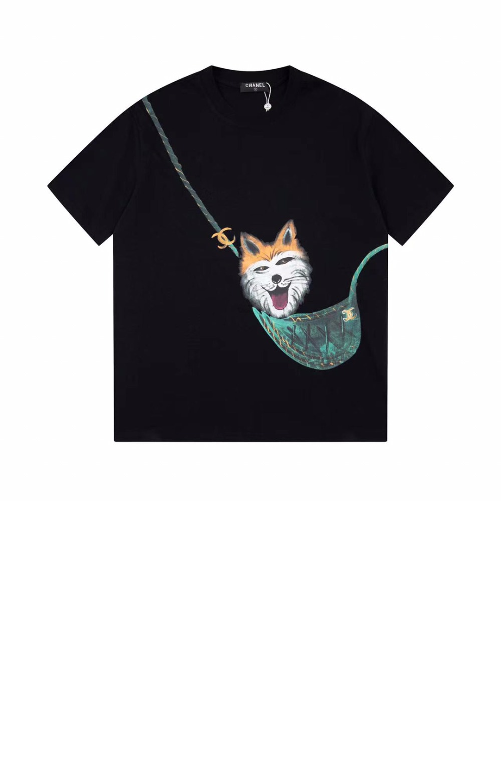 로고 프린트 반팔 > 샤넬