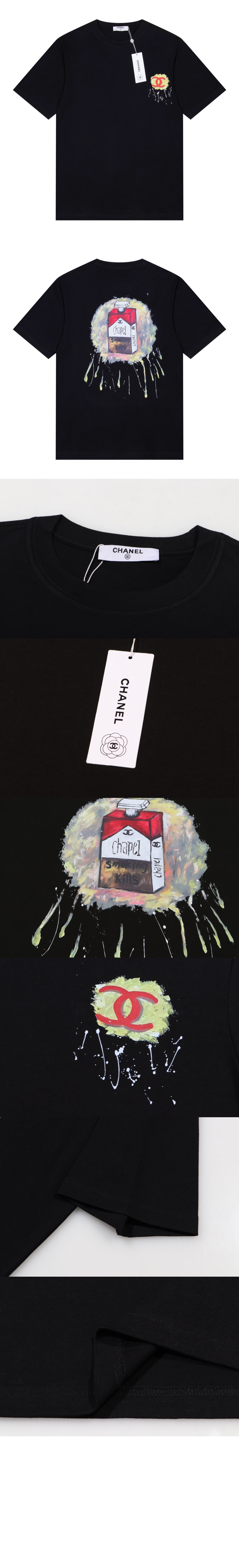 플라워 코튼 톱 > 샤넬