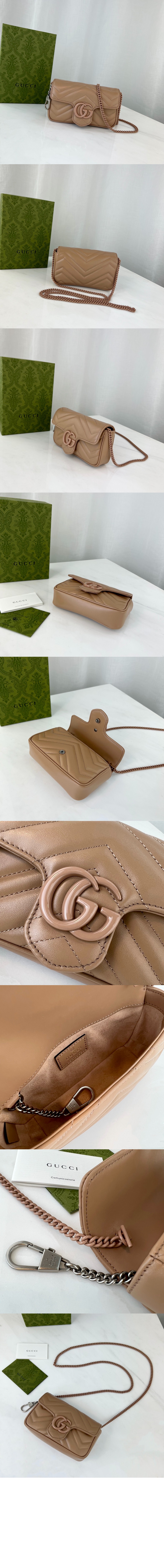 GG 마몽 수퍼 미니백 476433 > GG Marmont - GG 마몽