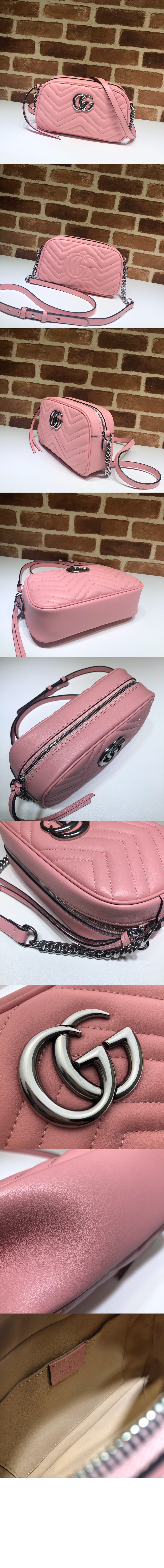 GG 마몽 스몰 숄더백 447632 > GG Marmont - GG 마몽