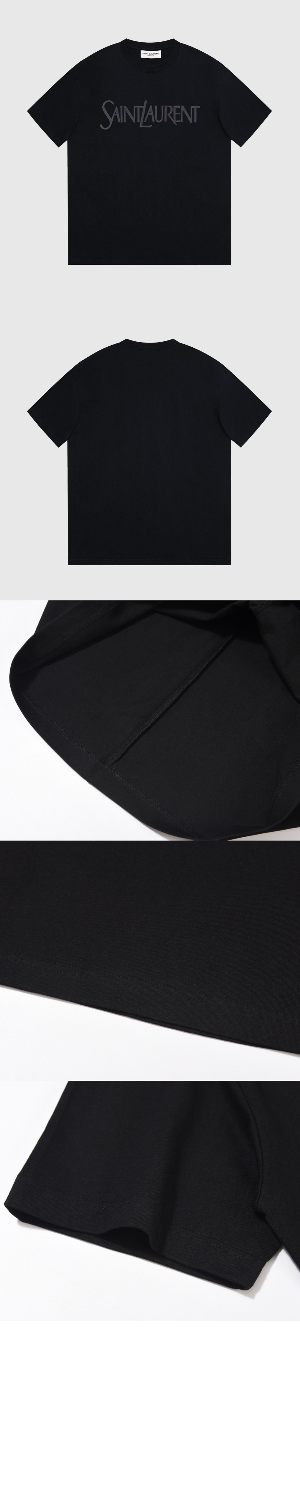 로고 프린트 반팔 > 생로랑