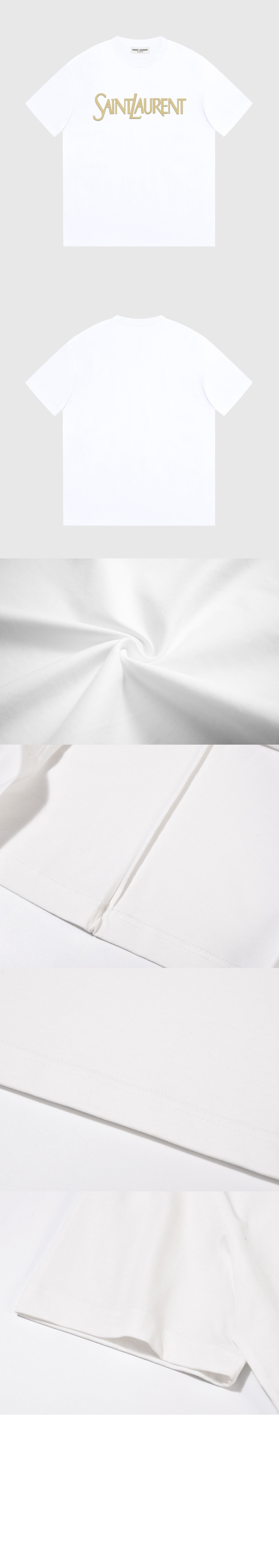 로고 프린트 반팔 > 생로랑