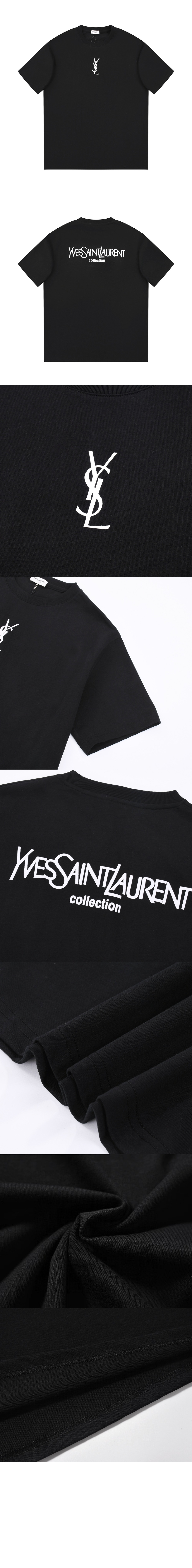 로고 프린트 반팔 > 생로랑