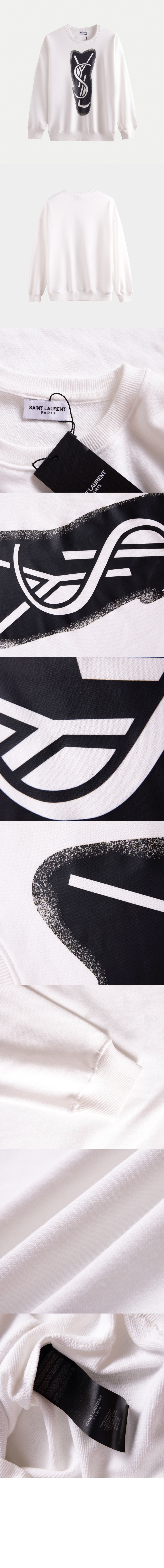 플라워 코튼 톱 > 생로랑