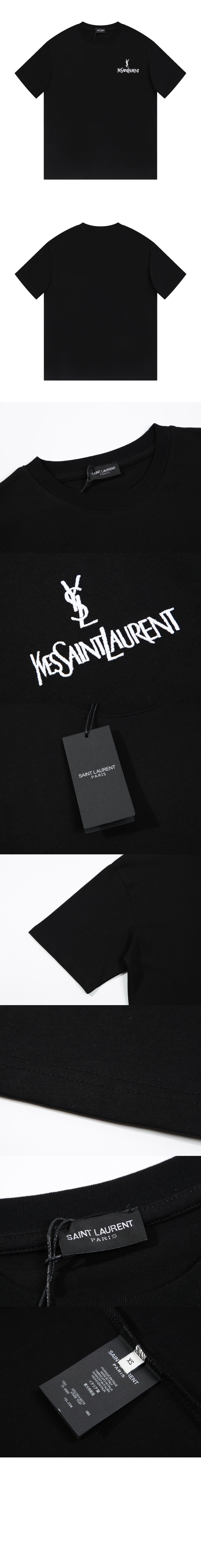 로고 프린트 반팔 > 생로랑