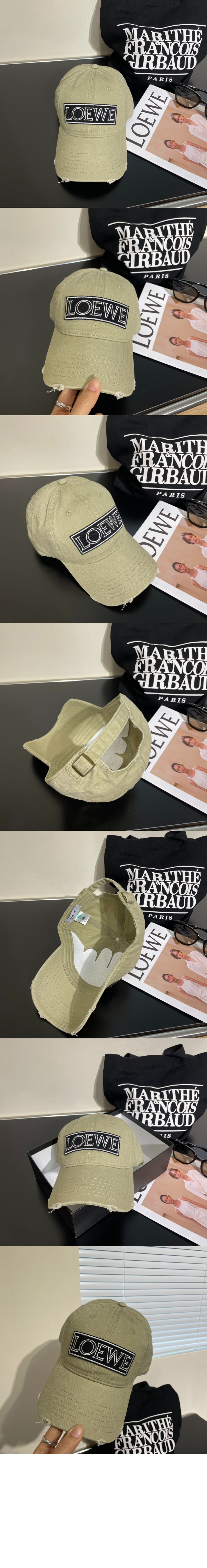 캔버스 베이스볼 캡 > 로에베