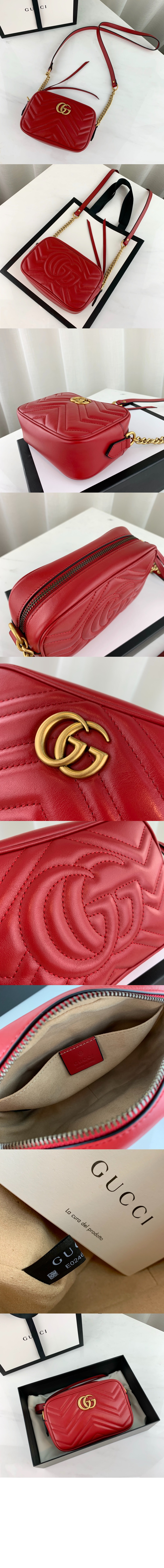 GG 마몽 미니 숄더백 448065 > GG Marmont - GG 마몽