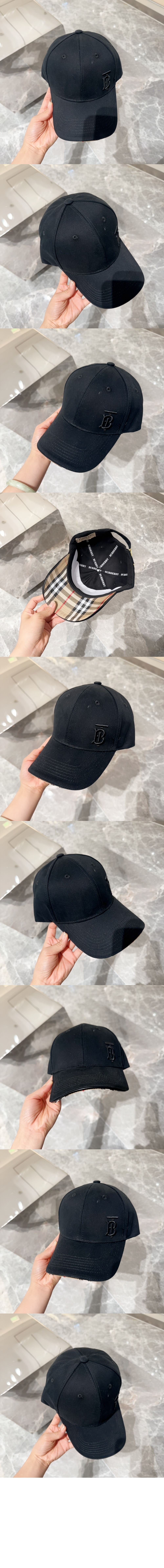 입체 자수 야구 모자 8063214 > 버버리