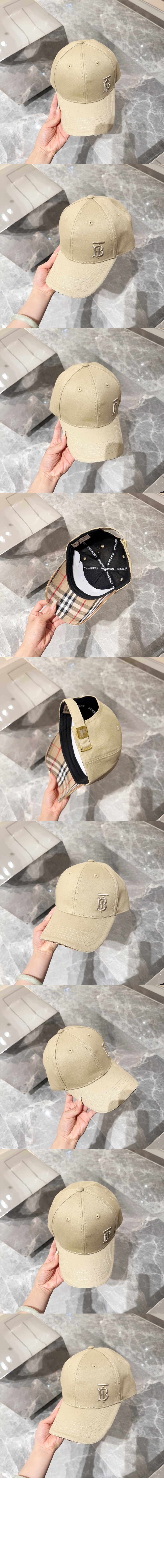 입체 자수 야구 모자 8063214 > 버버리