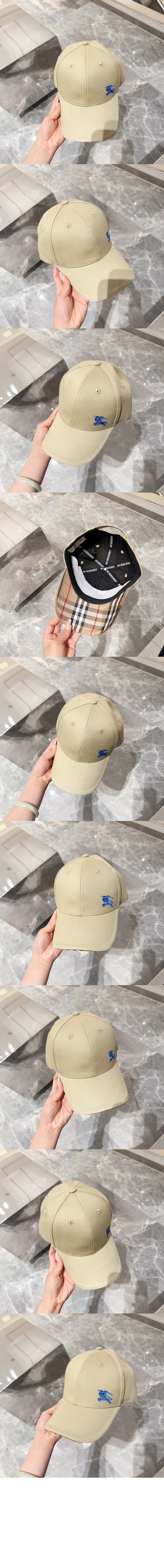 입체 자수 야구 모자 8034657 > 버버리