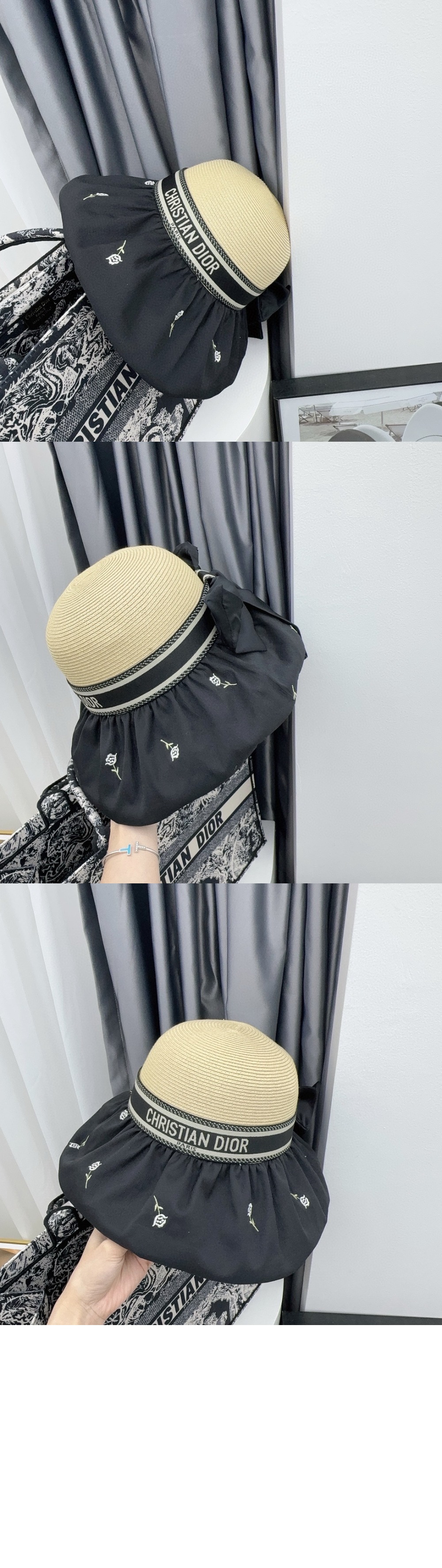 밀짚모자 선캡 52DP3 > 디올