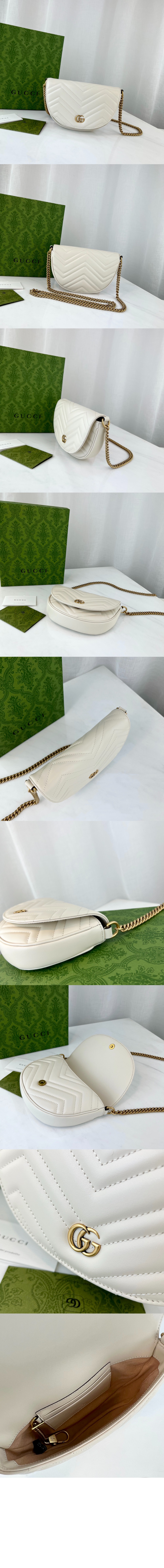 GG 마몽 마틀라세 체인 미니백 746431 > GG Marmont - GG 마몽