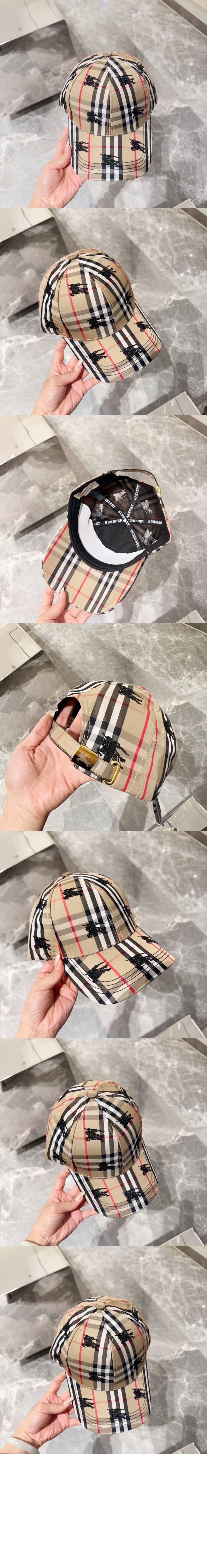 입체 자수 야구 모자 8015024 > 버버리