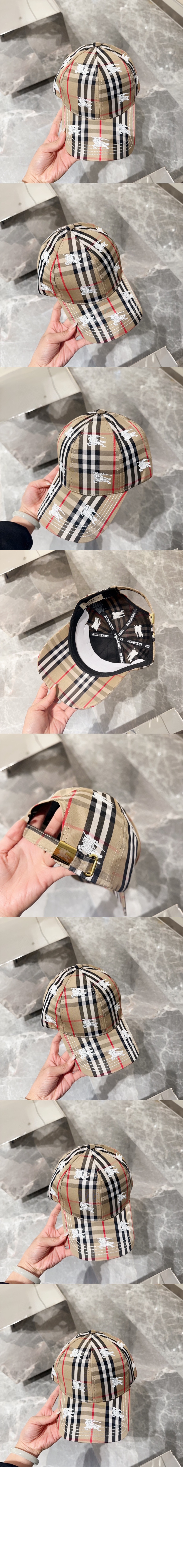 입체 자수 야구 모자 8015024 > 버버리