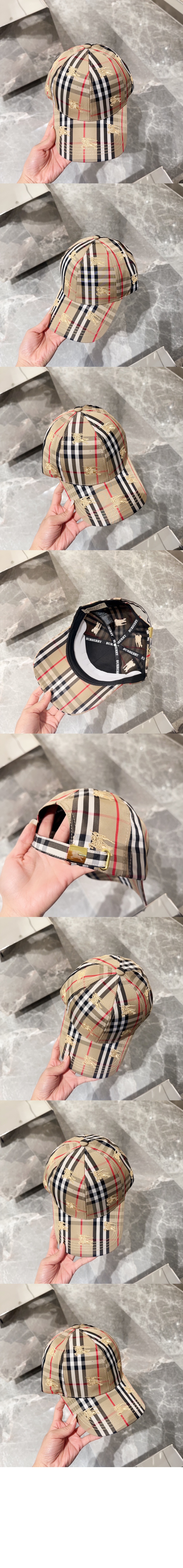 입체 자수 야구 모자 8015024 > 버버리