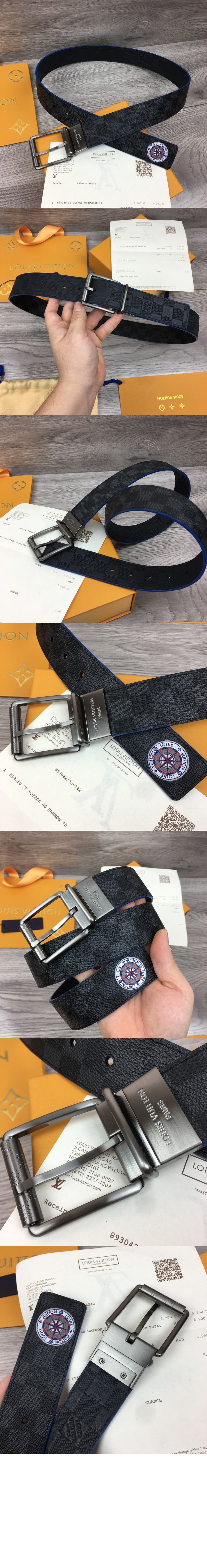 클래식 체크 벨트 M0214T > 루이비통