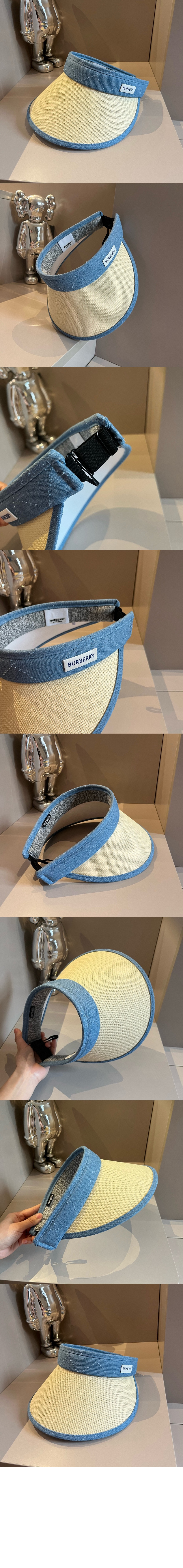 밀짚 선캡 8013587 > 버버리