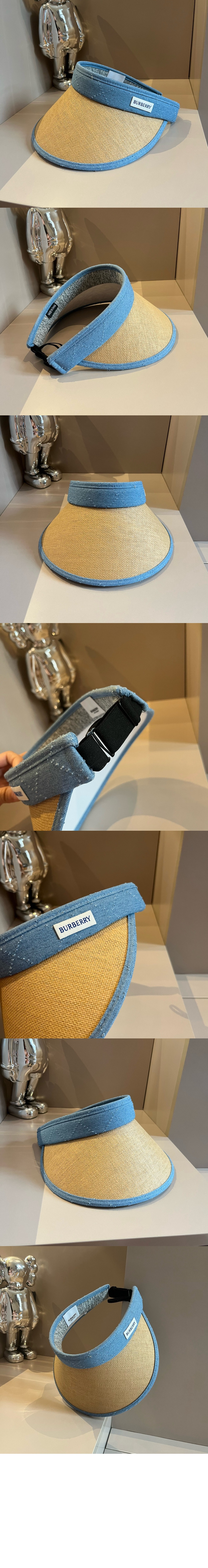 밀짚 선캡 8013587 > 버버리